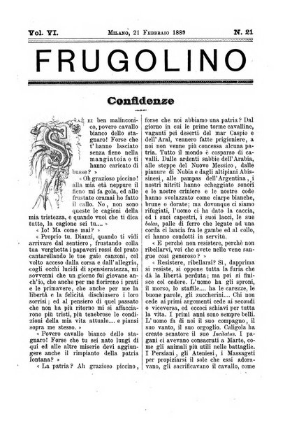 Frugolino giornale dei fanciulli