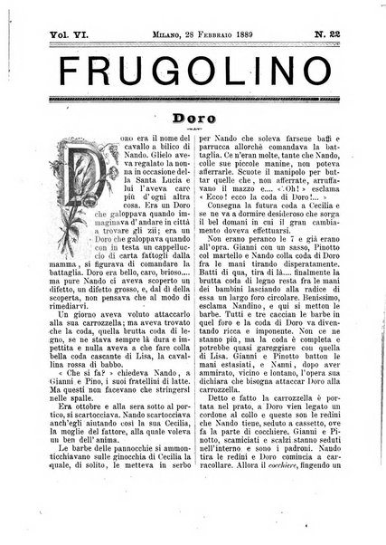 Frugolino giornale dei fanciulli