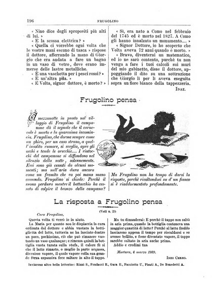 Frugolino giornale dei fanciulli