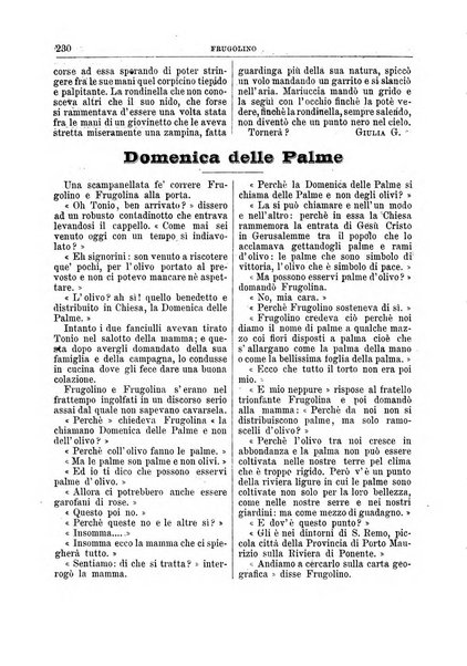 Frugolino giornale dei fanciulli