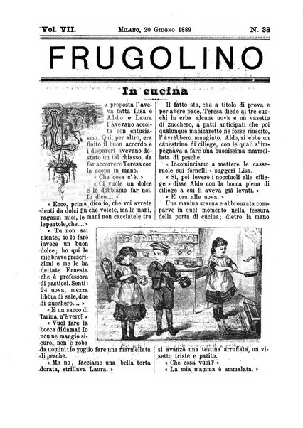 Frugolino giornale dei fanciulli