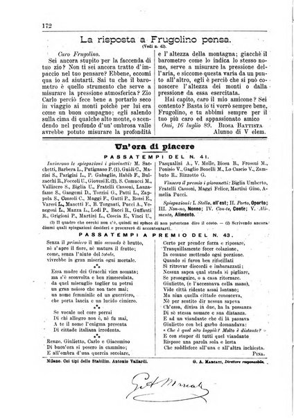 Frugolino giornale dei fanciulli