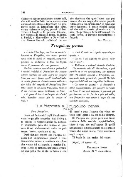 Frugolino giornale dei fanciulli