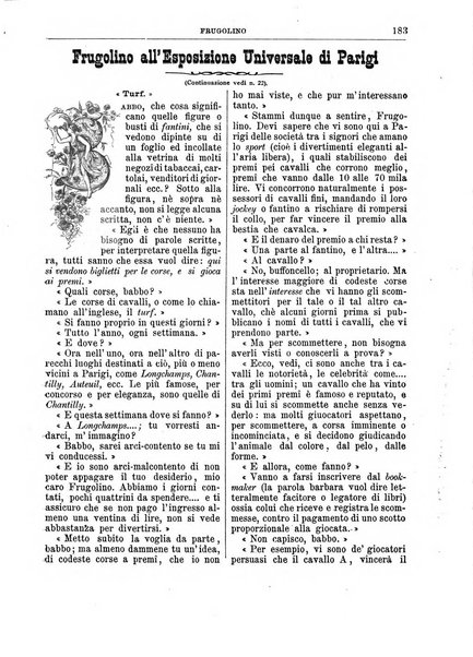 Frugolino giornale dei fanciulli