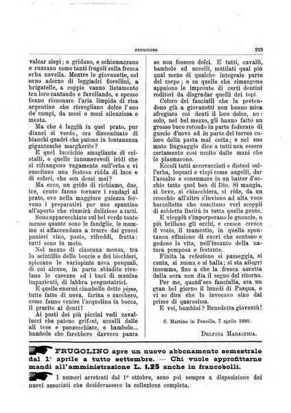 Frugolino giornale dei fanciulli