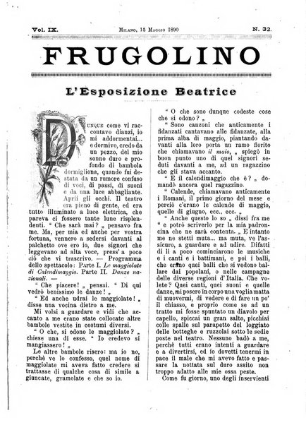 Frugolino giornale dei fanciulli