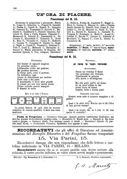 Frugolino giornale dei fanciulli