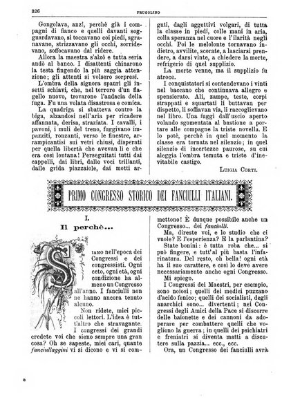 Frugolino giornale dei fanciulli