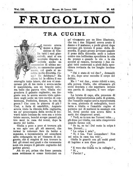 Frugolino giornale dei fanciulli