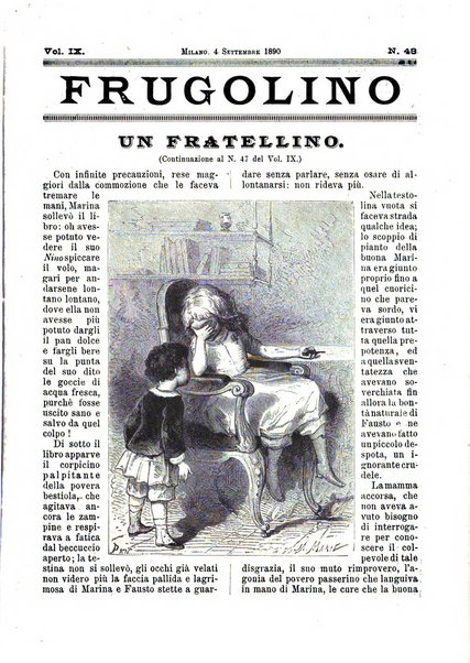 Frugolino giornale dei fanciulli