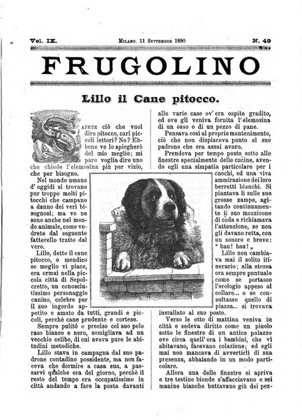 Frugolino giornale dei fanciulli