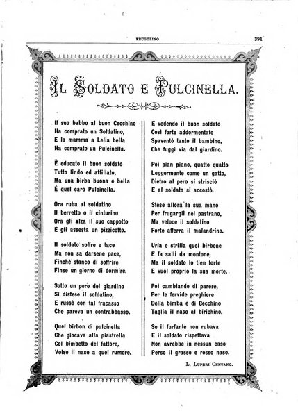 Frugolino giornale dei fanciulli