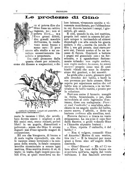 Frugolino giornale dei fanciulli