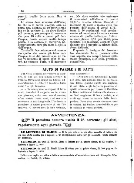 Frugolino giornale dei fanciulli