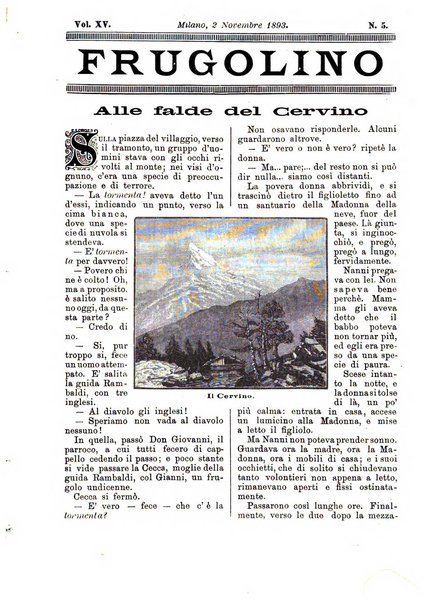 Frugolino giornale dei fanciulli