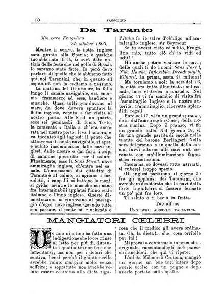 Frugolino giornale dei fanciulli