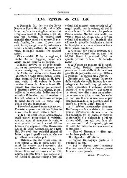 Frugolino giornale dei fanciulli