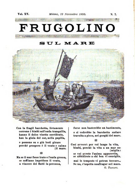 Frugolino giornale dei fanciulli