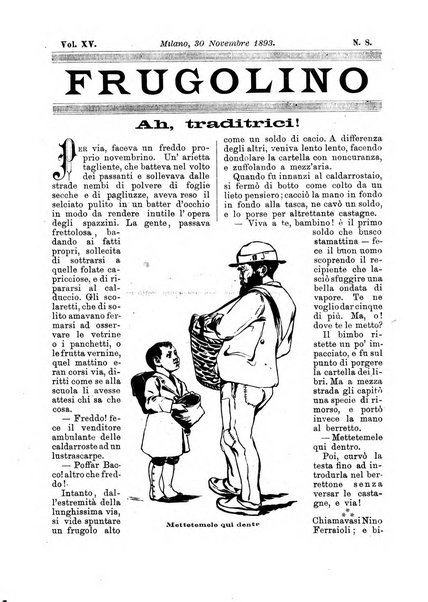 Frugolino giornale dei fanciulli