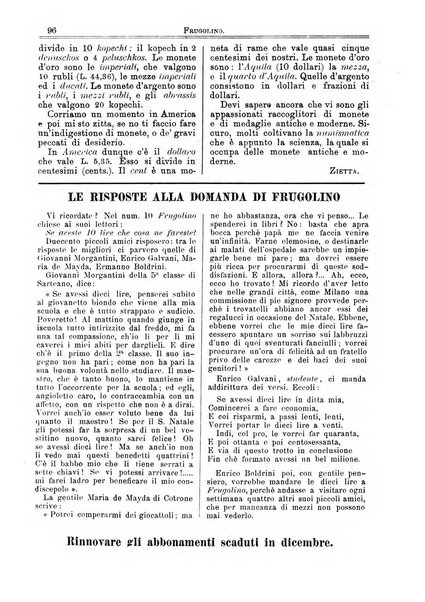 Frugolino giornale dei fanciulli