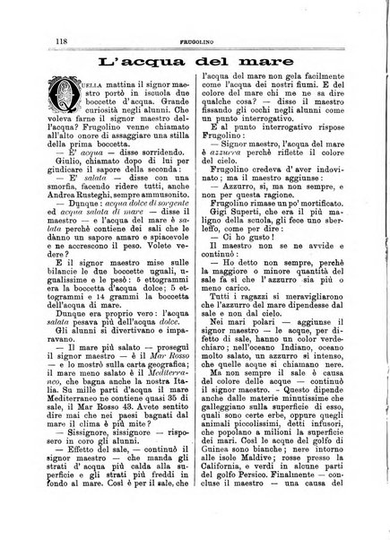 Frugolino giornale dei fanciulli