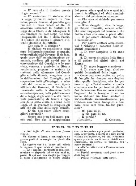 Frugolino giornale dei fanciulli