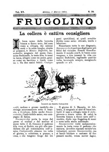 Frugolino giornale dei fanciulli