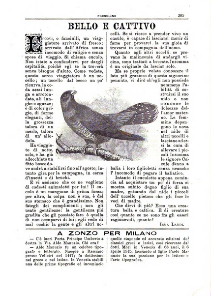 Frugolino giornale dei fanciulli