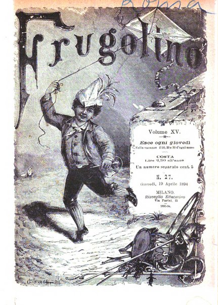 Frugolino giornale dei fanciulli