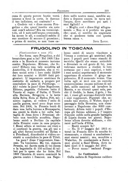 Frugolino giornale dei fanciulli