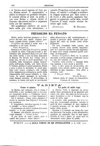 Frugolino giornale dei fanciulli