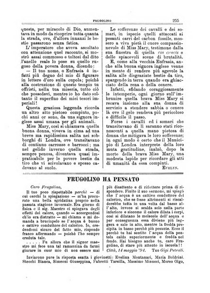 Frugolino giornale dei fanciulli