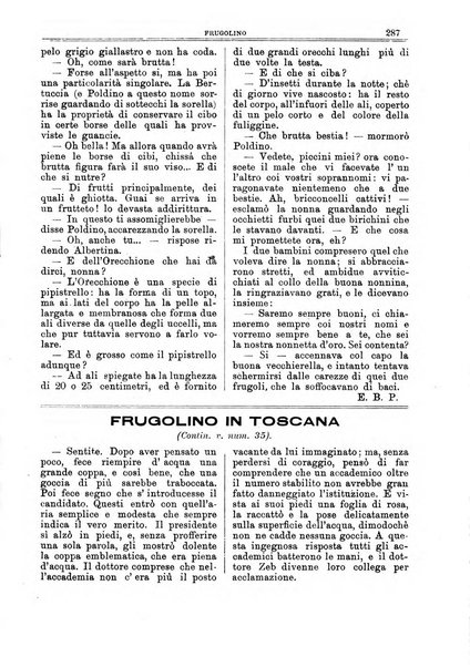 Frugolino giornale dei fanciulli