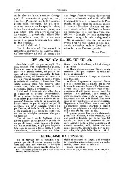 Frugolino giornale dei fanciulli