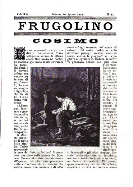 Frugolino giornale dei fanciulli