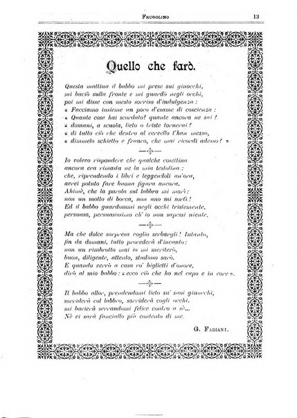 Frugolino giornale dei fanciulli