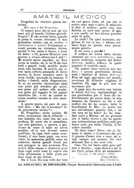 Frugolino giornale dei fanciulli