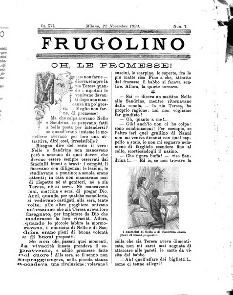 Frugolino giornale dei fanciulli