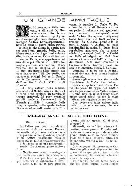 Frugolino giornale dei fanciulli