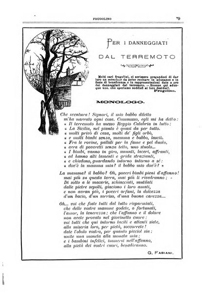 Frugolino giornale dei fanciulli