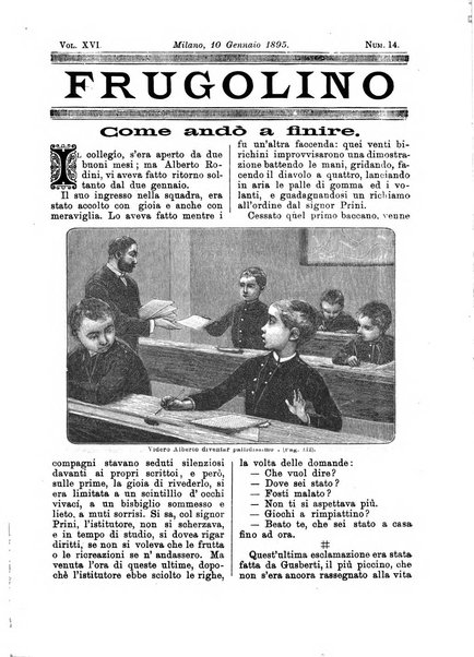 Frugolino giornale dei fanciulli