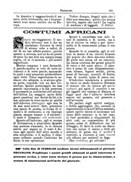 Frugolino giornale dei fanciulli