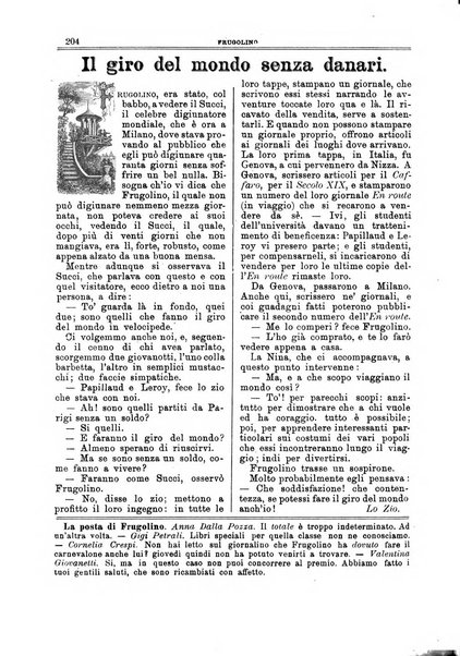 Frugolino giornale dei fanciulli