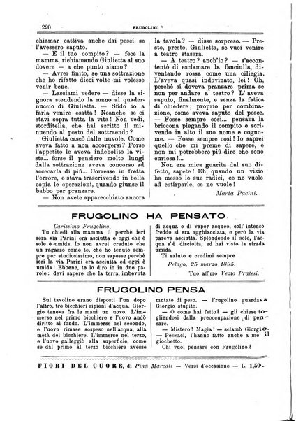 Frugolino giornale dei fanciulli