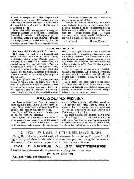 Frugolino giornale dei fanciulli