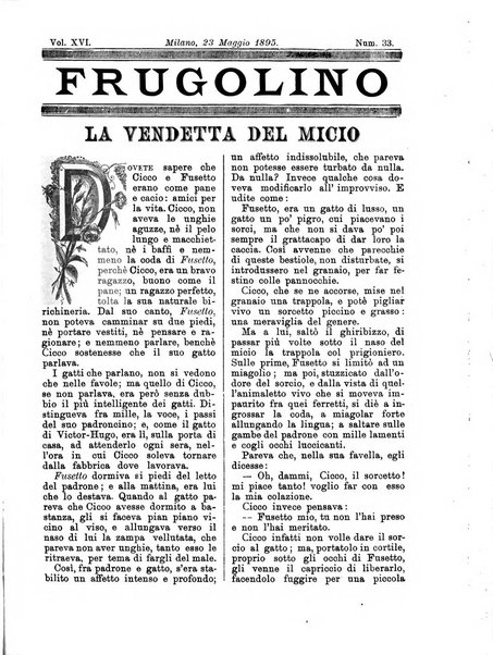 Frugolino giornale dei fanciulli