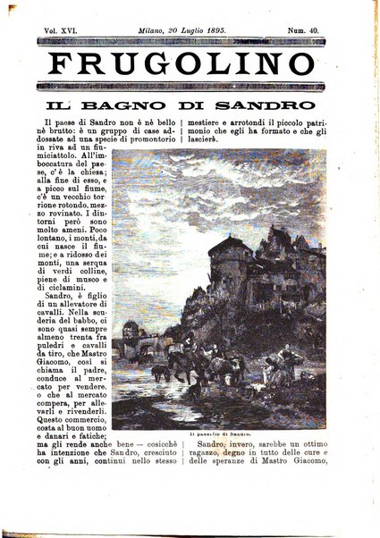 Frugolino giornale dei fanciulli