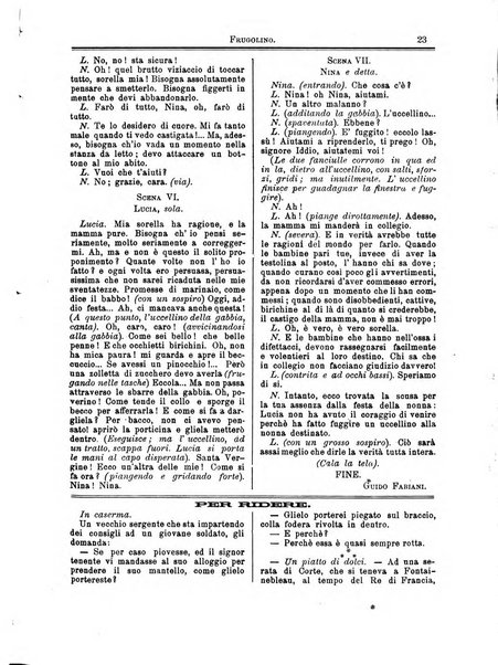 Frugolino giornale dei fanciulli