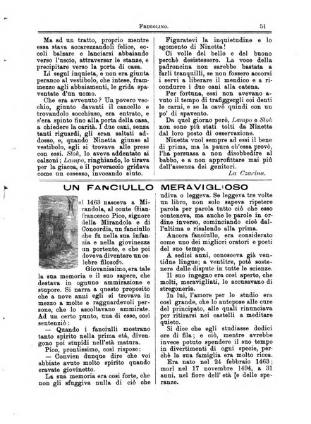 Frugolino giornale dei fanciulli