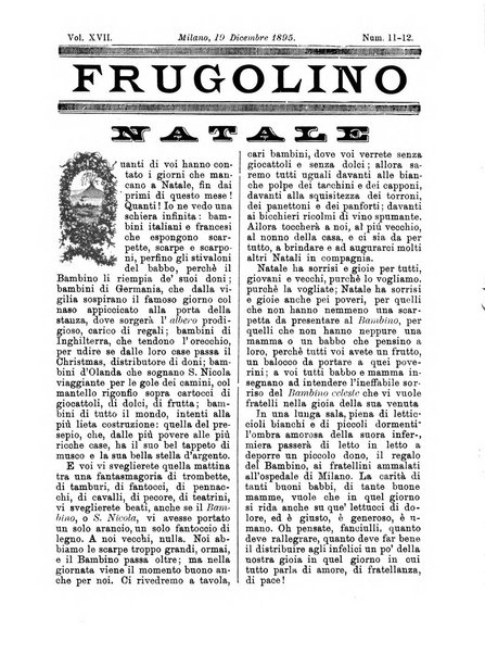 Frugolino giornale dei fanciulli